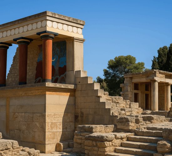 Knossos Palace near Eleana Beach Suites in Hersonissos, Crete